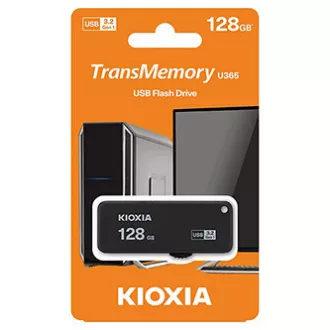 Kioxia USB ključek, USB 3.0, 128 GB, Yamabiko U365, Yamabiko U365, črn, LU365K128GG4