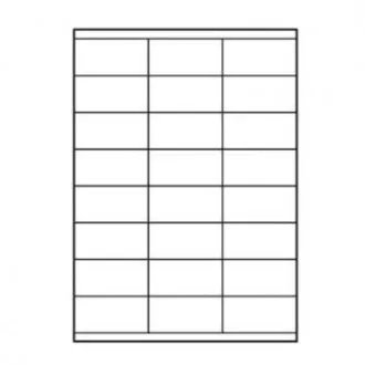 Etikete z logotipom, 70 mm x 36 mm, A4, mat, bele barve, 24 etiket, 140 g/m2, pakiranje po 10, za brizgalne in laserske tiskalnike Etikete z logotipom, 70 mm x 36 mm, A4, mat, bele barve, 24 etiket, 140 g/m2, pakiranje po 10, za brizgalne in laserske tiskalnike