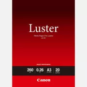 Canon LU-101 Photo Paper, LU-101, fotografski papir, sijajni, 6211B007, bel, A3, 260 g/m2, 20 kosov, brizgalni