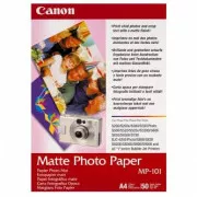 Canon Matte Photo Paper, MP-101 A4, fotografski papir, mat, 7981A005, bel, A4, 170 g/m2, 50 kosov, brizgalni