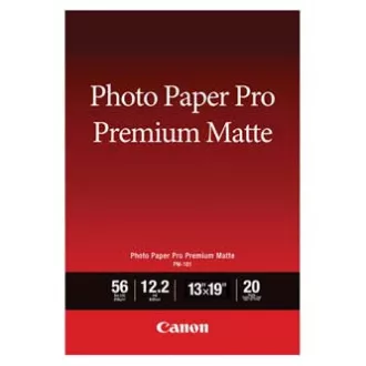 Canon Foto papir premium mat, PM-101, foto papir, mat, 8657B007, bel, A3 , 13x19", 210 g/m2, 20 kosov, brizgalni