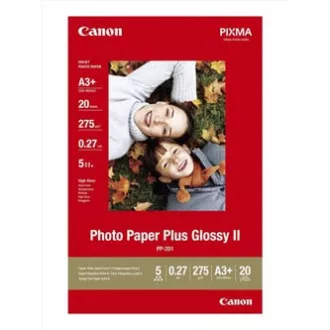 Canon Photo Paper Plus Glossy, PP-201 A3 , fotografski papir, sijajni, 2311B021, bel, A3 , 13x19