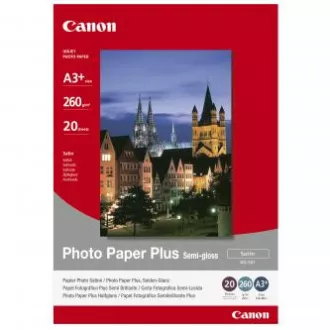Canon Photo Paper Plus Semi-Glossy, SG-201 A3 , fotografski papir, polsijajni, satenast, tip 1686B032, bel, A3 , 13x19", 260 g/m2, 20 kosov, Canon Photo Paper Plus Semi-Glossy, SG-201 A3 , fotografski papir, polsijajni, satenast, tip 1686B032, bel, A3 , 13x19", 260 g/m2, 20 kosov,