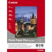 Canon Photo Paper Plus Semi-Glossy, SG-201, fotografski papir, polsijajni, satenast, tip 1686B018, bel, 20x25cm, 8x10", 260 g/m2, 20 kosov,