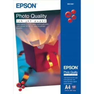 Epson Photo Quality InkJet Paper, C13S041061, fotografski papir, mat, bel, A4, 102 g/m2, 720 dpi, 100 kosov, brizgalni