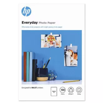 HP Everyday Photo Paper, sijajni, CR757A, fotografski papir, sijajni, bel, 10x15cm, 4x6 HP Everyday Photo Paper, sijajni, CR757A, fotografski papir, sijajni, bel, 10x15cm, 4x6