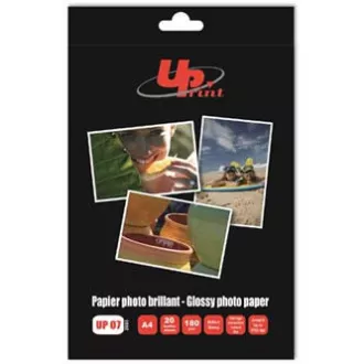 UPrint Glossy fotopapir, fotografski papir, sijajni, bel, A4, 180 g/m2, 20 kosov, brizgalni, PRODAJA UPrint Glossy fotopapir, fotografski papir, sijajni, bel, A4, 180 g/m2, 20 kosov, brizgalni, PRODAJA