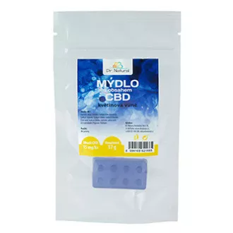 Trdno milo s CBD, 17 g, cvetlično, z antioksidanti, Dr. Natural