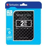 Verbatimov zunanji trdi disk, Store N Go, 2,5", USB 3.0 (3.2 Gen 1), 2TB, 53195, črn