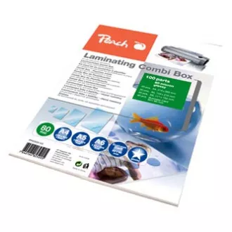 Folija za laminiranje breskev, komplet, 80 mikrometrov, 100 kosov