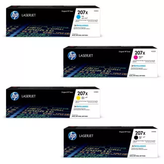 HP 207X (W2210X, W2211X, W2212X, W2213X) - toner, black + color (črn + barven)