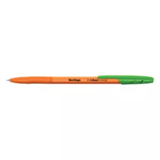 Berlingo, kroglično pero, zeleno, 50 kosov, 0,7 mm, Tribase oranžna, PRODAJAMO Berlingo, kroglično pero, zeleno, 50 kosov, 0,7 mm, Tribase oranžna, PRODAJAMO