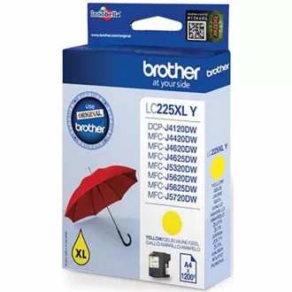 Brother LC-225-XL (LC225XLY) - kartuša, yellow (rumena)