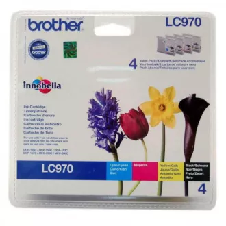 Brother LC-970 (LC970VALBP) - kartuša, black + color (črna + barvna)
