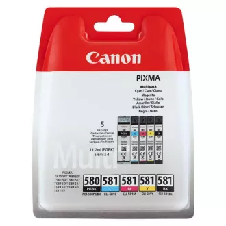 Canon PGI-580, CLI-581 (2078C005) - kartuša, black + color (črna + barvna)