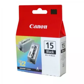 Canon BCI-15 (8190A002) - kartuša, black (črna) 2 kosa Canon BCI-15 (8190A002) - kartuša, black (črna) 2 kosa