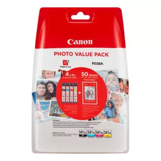 Canon CLI-581-XL (2052C004) - kartuša, black + color (črna + barvna) Canon CLI-581-XL (2052C004) - kartuša, black + color (črna + barvna)
