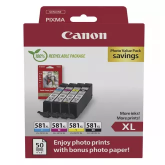 Canon CLI-581-XL (5437C004) - kartuša, black + color (črna + barvna)