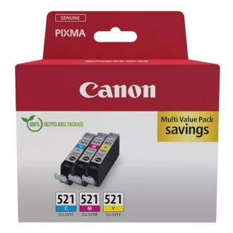 Canon CLI-521 (2934B015) - kartuša, color (barvna) multipack