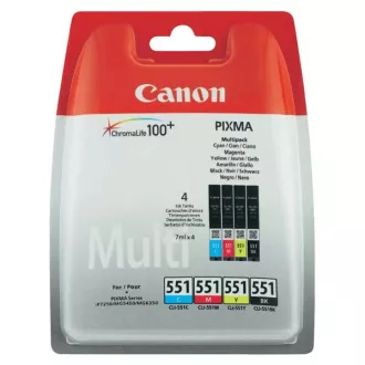 Canon CLI-551 (6509B009) - kartuša, black + color (črna + barvna) Canon CLI-551 (6509B009) - kartuša, black + color (črna + barvna)