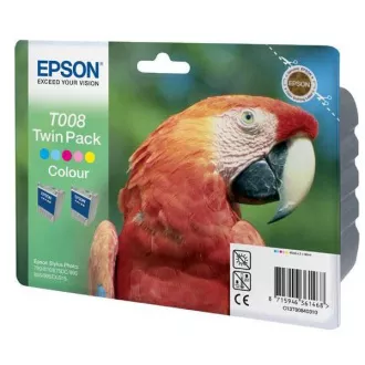 Epson T0084 (C13T00840310) - kartuša, color (barvna) 2 kosa Epson T0084 (C13T00840310) - kartuša, color (barvna) 2 kosa