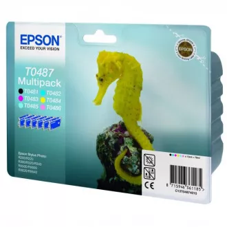 Epson T0487 (C13T04874010) - kartuša, black + color (črna + barvna) multipack