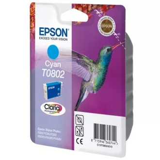 Epson T0802 (C13T08024011) - kartuša, cyan (azurna)