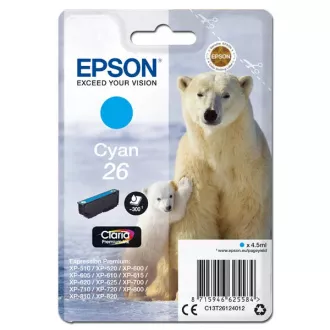 Epson T2612 (C13T26124012) - kartuša, cyan (azurna)