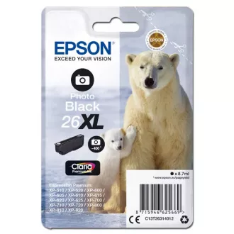 Epson T2631 (C13T26314012) - kartuša, photoblack (fotočrna)