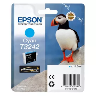 Epson T3242 (C13T32424010) - kartuša, cyan (azurna)