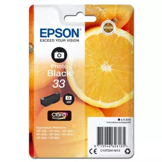 Epson T3341 (C13T33414012) - kartuša, photoblack (fotočrna) Epson T3341 (C13T33414012) - kartuša, photoblack (fotočrna)