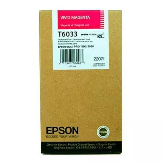 Epson T6033 (C13T603300) - kartuša, magenta (purpurna) Epson T6033 (C13T603300) - kartuša, magenta (purpurna)