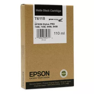 Epson T6118 (C13T611800) - kartuša, matt black (mat črna)