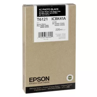 Epson T6121 (C13T612100) - kartuša, photoblack (fotočrna)