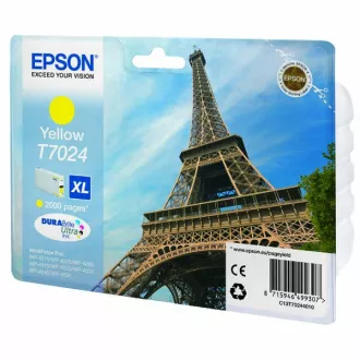 Epson T7024 (C13T70244010) - kartuša, yellow (rumena) Epson T7024 (C13T70244010) - kartuša, yellow (rumena)
