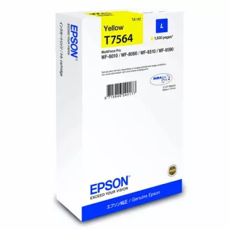 Epson T7564 (C13T756440) - kartuša, yellow (rumena) Epson T7564 (C13T756440) - kartuša, yellow (rumena)