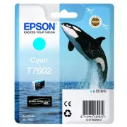 Epson T7602 (C13T76024010) - kartuša, cyan (azurna)