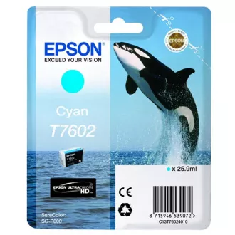Epson T7602 (C13T76024010) - kartuša, cyan (azurna)