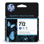 HP 712 (3ED67A) - kartuša, cyan (azurna)
