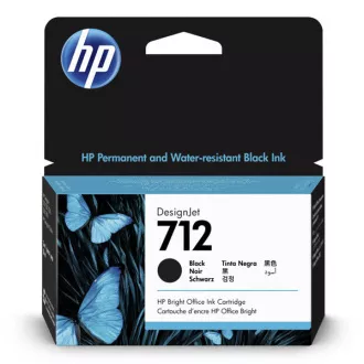 HP 712 (3ED70A) - kartuša, black (črna) HP 712 (3ED70A) - kartuša, black (črna)