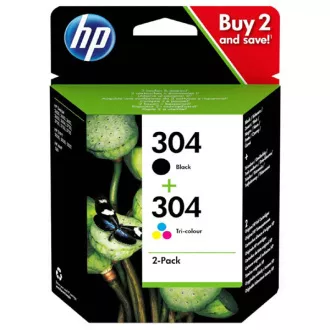 HP 304 (3JB05AE) - kartuša, black + color (črna + barvna)