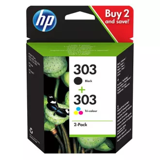 HP 303 (3YM92AE) - kartuša, black + color (črna + barvna) HP 303 (3YM92AE) - kartuša, black + color (črna + barvna)