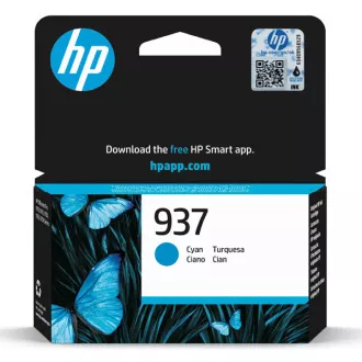 HP 937 (4S6W2NE) - kartuša, cyan (azurna)