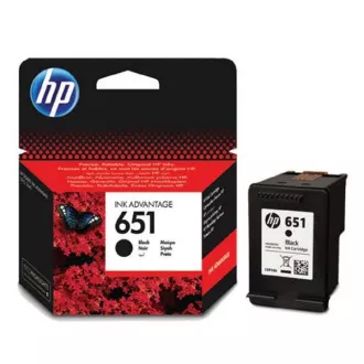 HP 651 (C2P10AE) - kartuša, black (črna)