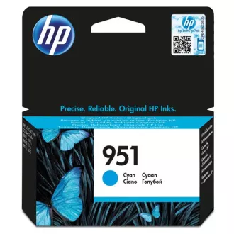 HP 951 (CN050AE) - kartuša, cyan (azurna) HP 951 (CN050AE) - kartuša, cyan (azurna)