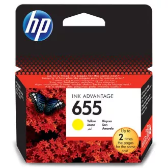 HP 655 (CZ112AE) - kartuša, yellow (rumena)