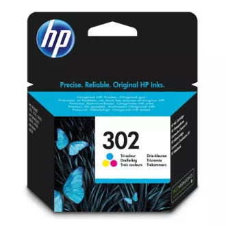 HP 302 (F6U65AE) - kartuša, color (barvna)