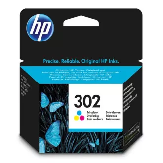 HP 302 (F6U65AE#301) - kartuša, color (barvna)