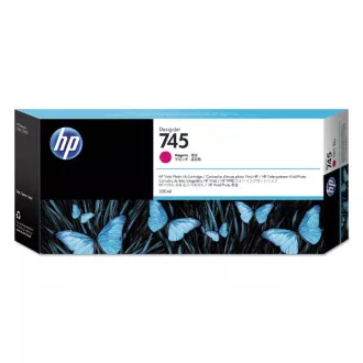 HP 745 (F9K01A) - kartuša, magenta (purpurna)