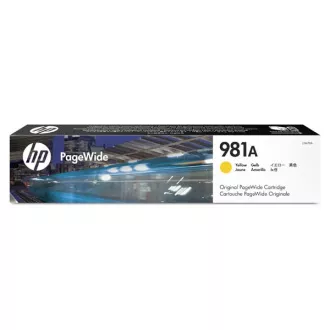 HP 981A (J3M70A) - kartuša, yellow (rumena)